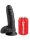 King Cock - With Balls 17.80 cm. (7.00 inch) - Black