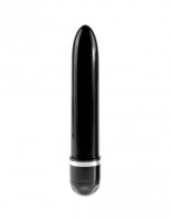 King Cock Vibrating (5) Stiffy 12.70 cm - Black