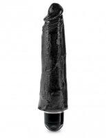 King Cock Vibrating (8) Stiffy 20.30 cm - Black