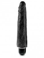 King Cock Vibrating (9) Stiffy 22.85 cm - Black