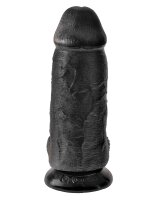 King Cock With Balls Chubby - Black / Ø bis 7,6 cm x Länge 22,9 cm