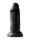 King Cock 25.40 cm. (10.00 inch) Chubby - Black