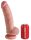 King Cock With Balls + Dual Density 22.85 cm. (9.00 inch)