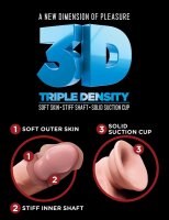 King Cock Plus Triple Density Double Penetrator (9,5) Ø 8,9 cm x 24,1 cm