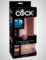 King Cock Plus Triple Density Cock with Balls (5) Ø 4,1 cm x 17,8 cm