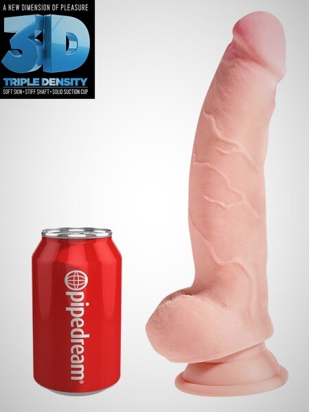 King Cock Plus Triple Density Fat Cock with Balls (8) Ø 4,8 cm x 24,1cm