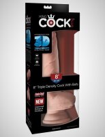 King Cock Plus Triple Density Fat Cock with Balls (8) Ø 4,8 cm x 24,1cm