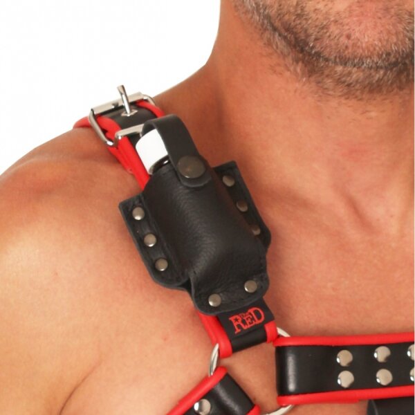 THE RED Aromabehälter aus Leder für Harness