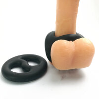 BRUTUS Yin-Yang - Silicone Cock And Ball Ring