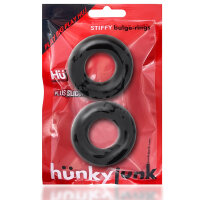 Hünkyjunk Stiffy Cockring 2-Pack - Tar Ice