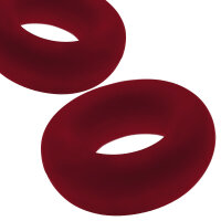 Hünkyjunk Stiffy Cockring 2-Pack - Cherry Ice