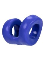 Hünkyjunk Connect Cock & Ball Tugger Ring - Cobalt