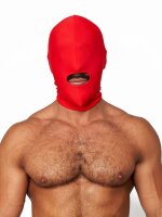 Mister B Lycra Masker Open Mond - Rood