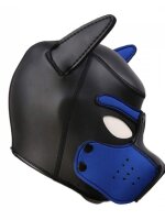 PUPPY NEOPRENMASKE - Schwarz / Blau