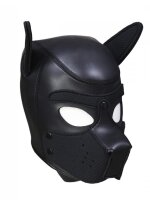 PUPPY NEOPRENMASKE - Schwarz / Schwarz