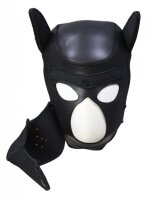 PUPPY NEOPRENMASKE - Schwarz / Schwarz