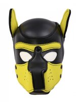 PUPPY NEOPRENMASKE - Schwarz / Gelb