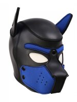 Neopren SET PUPPY Hoods - HALSBAND + BIZEPS - SCHWARZ/BLAU