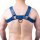 The RED Leder Harness mit Schnallen Blau