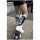 addiction Black "FOOTBALL" Hohe Socken