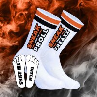 SNEAKFREAXX Sneak Berlin Proll Socken Schwarz-Orange