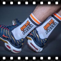 SNEAKFREAXX Sneak Berlin Proll Socken Schwarz-Orange