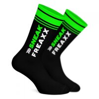 SNEAKFREAXX BIG STRIPE Socken Schwarz-Grün