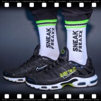 SNEAKFREAXX Dirty Socken Weiß-Grün