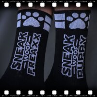 SNEAKFREAXX SNEAK PUPPY Socken Schwarz-Weiß