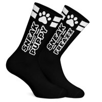 SNEAKFREAXX SNEAK PUPPY Socken Schwarz-Weiß