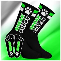 SNEAKFREAXX SNEAK PUPPY Socken Schwarz-Grün