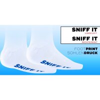 SNEAKFREAXX SNIFF IT 2 Socken Weiß-Orange-Blau One Size