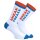 SNEAKFREAXX SNIFF IT 2 Socken Weiß-Orange-Blau One Size