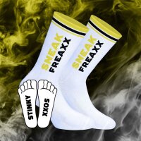 SNEAKFREAXX STINKY SOXX Socken Weiß-Gelb