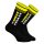 SNEAKFREAXX BIG STRIPE Socken Schwarz-Gelb