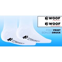 SNEAKFREAXX Sneak Socken NEON Woof Puppy Orange