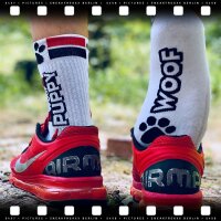 SNEAKFREAXX Sneak Woof Welpen Socken Rot