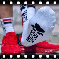 SNEAKFREAXX Sneak Woof Welpen Socken Rot