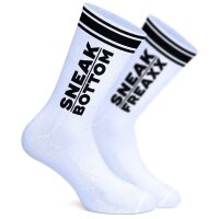 SNEAKFREAXX Socken Sneak Bottom Weiß-Schwarz