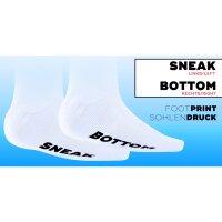 SNEAKFREAXX Socken Sneak Bottom Weiß-Schwarz