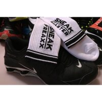 SNEAKFREAXX MASTER Socken Weiß-Schwarz