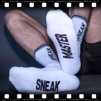 SNEAKFREAXX MASTER Socken Weiß-Schwarz