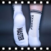 SNEAKFREAXX MASTER Socken Weiß-Schwarz