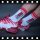 SNEAKFREAXX BIG STRIPE Socken Weiß-Rot