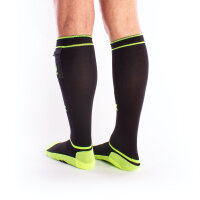 BRUTUS FUCK Party Socks w. Pockets Black / Neon Yellow