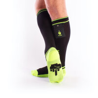 BRUTUS FUCK Party Socks w. Pockets Black / Neon Yellow