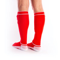 BRUTUS FUCK Party Socks w. Pockets Red / White