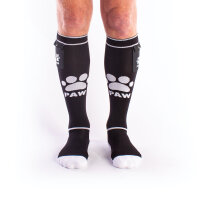 BRUTUS PUPPY Party Socks w. Pockets Black / White