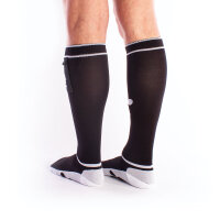 BRUTUS PUPPY Party Socks w. Pockets Black / White