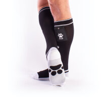 BRUTUS PUPPY Party Socks w. Pockets Black / White